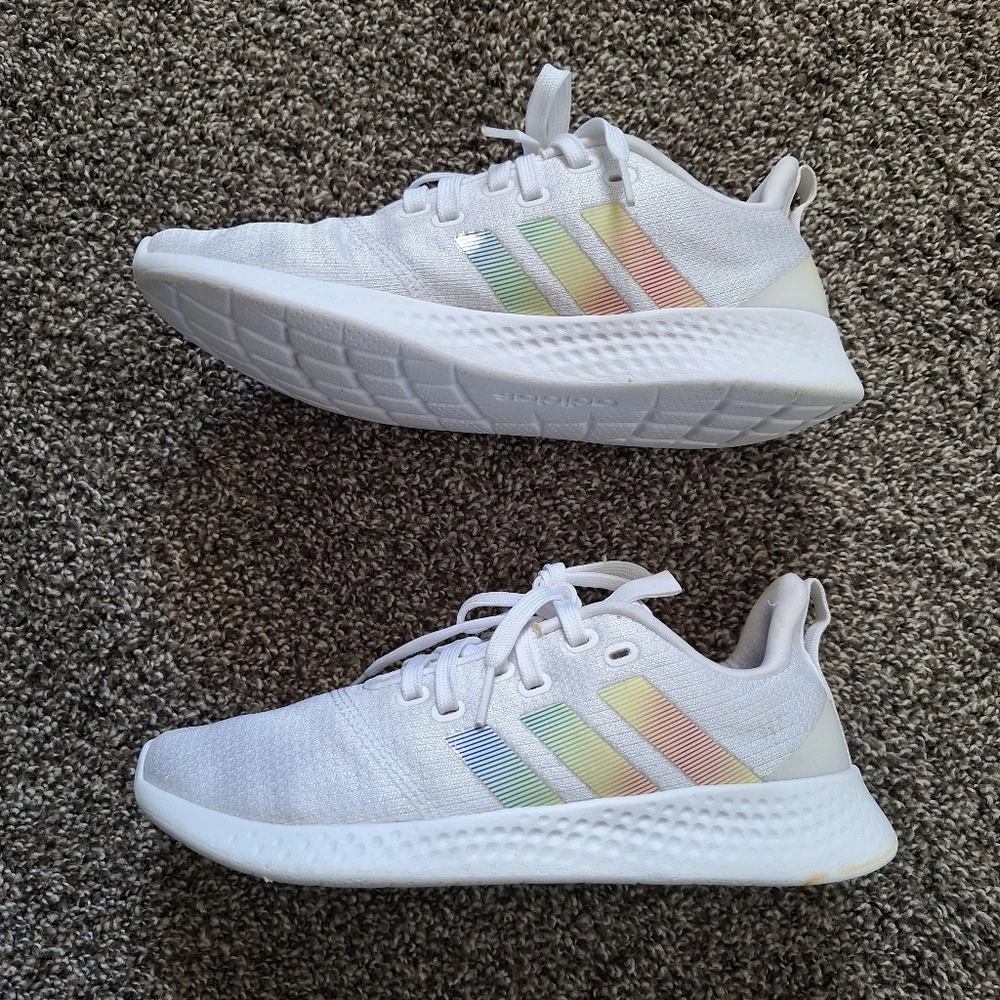 ADIDAS Puremotion Womens White Multi Size 8 - Picture 3 of 12